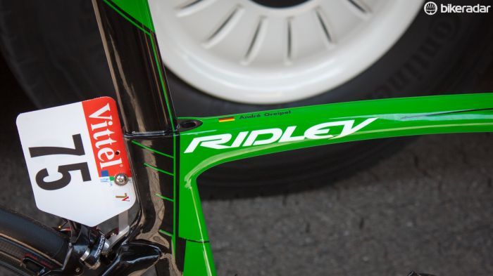 Greipel can proudly ride his green machine while he holds the jersey. Will he sew up that competition this year?
