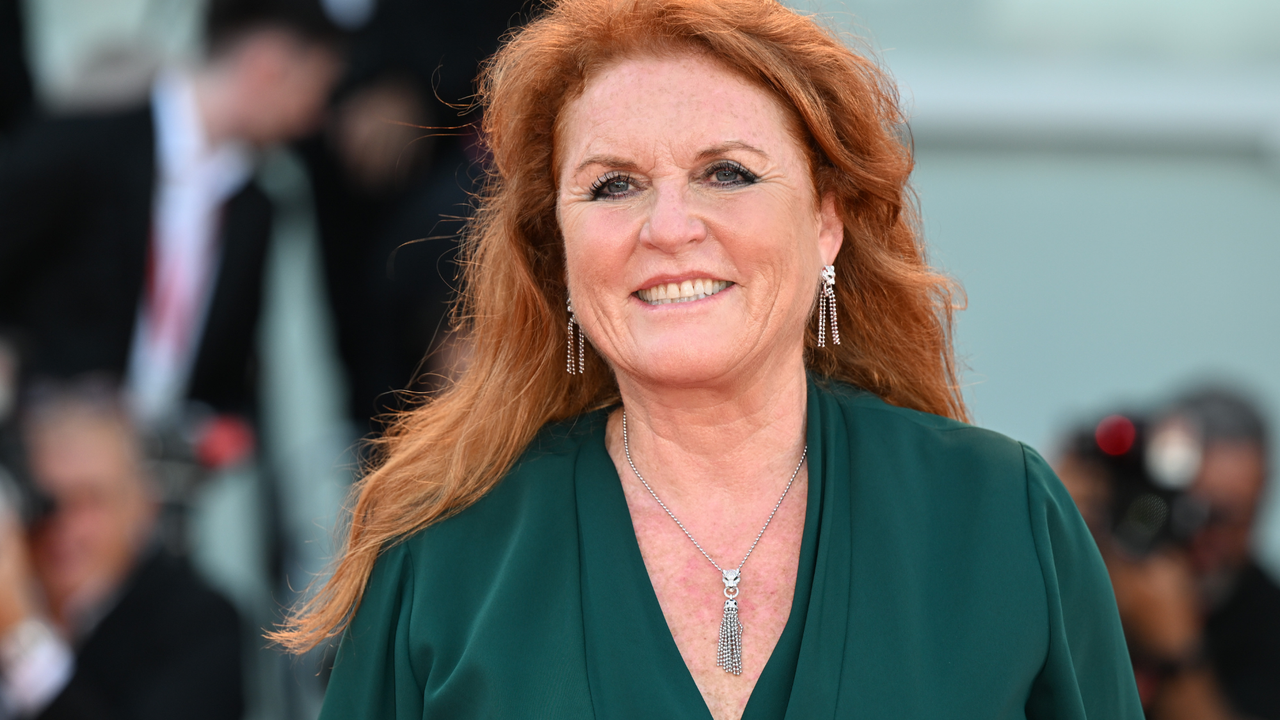 Sarah Ferguson attends &quot;The Son&quot; red carpet at the 79th Venice International Film Festival on September 07, 2022 in Venice, Italy.