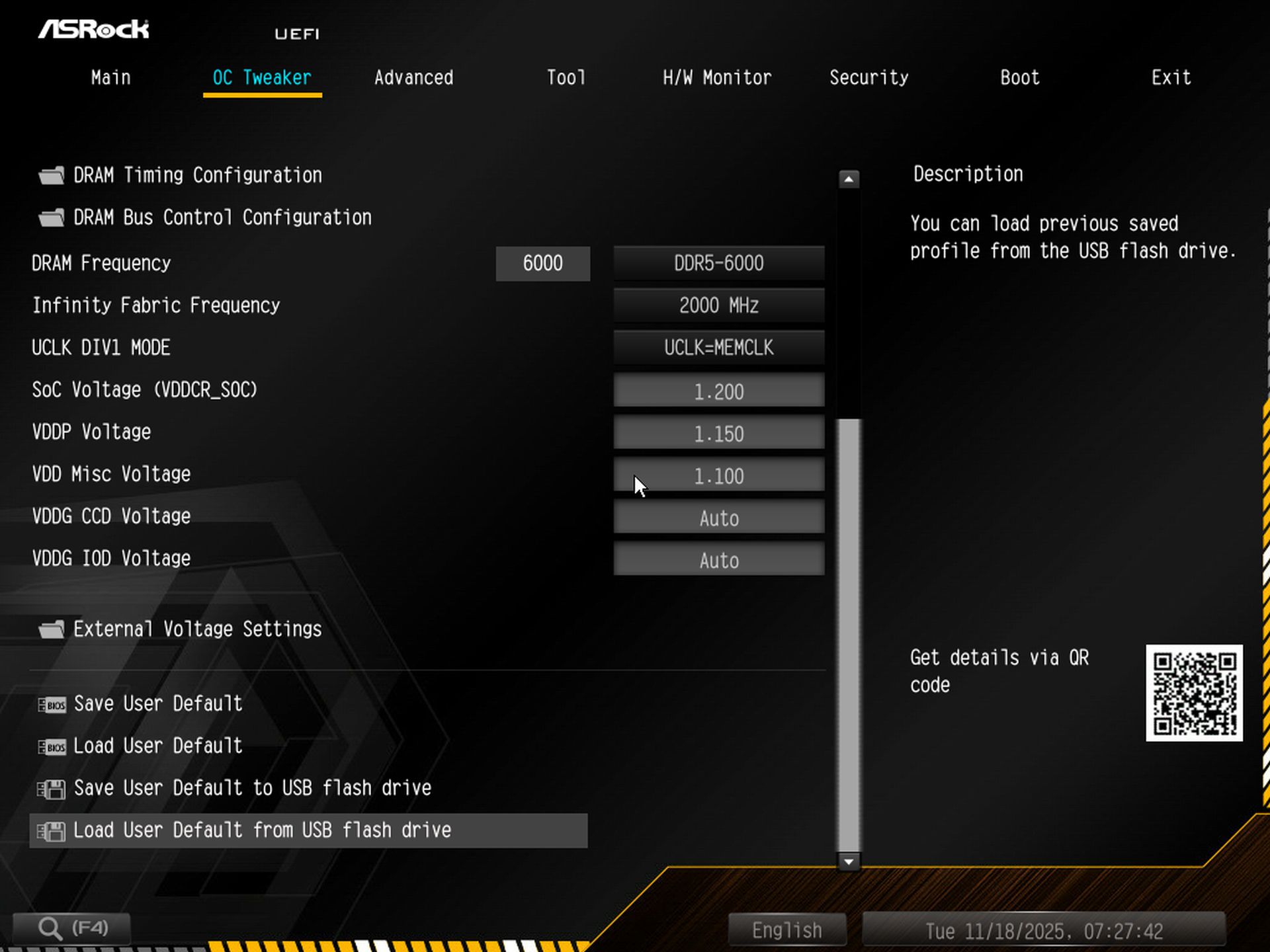 ASRock X870E Taichi OCF - BIOS