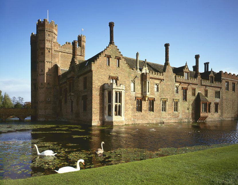 Oxburgh Hall, pictured in 1993.