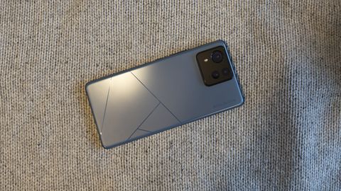 An ASUS Zenfone 11 Ultra sitting on a table