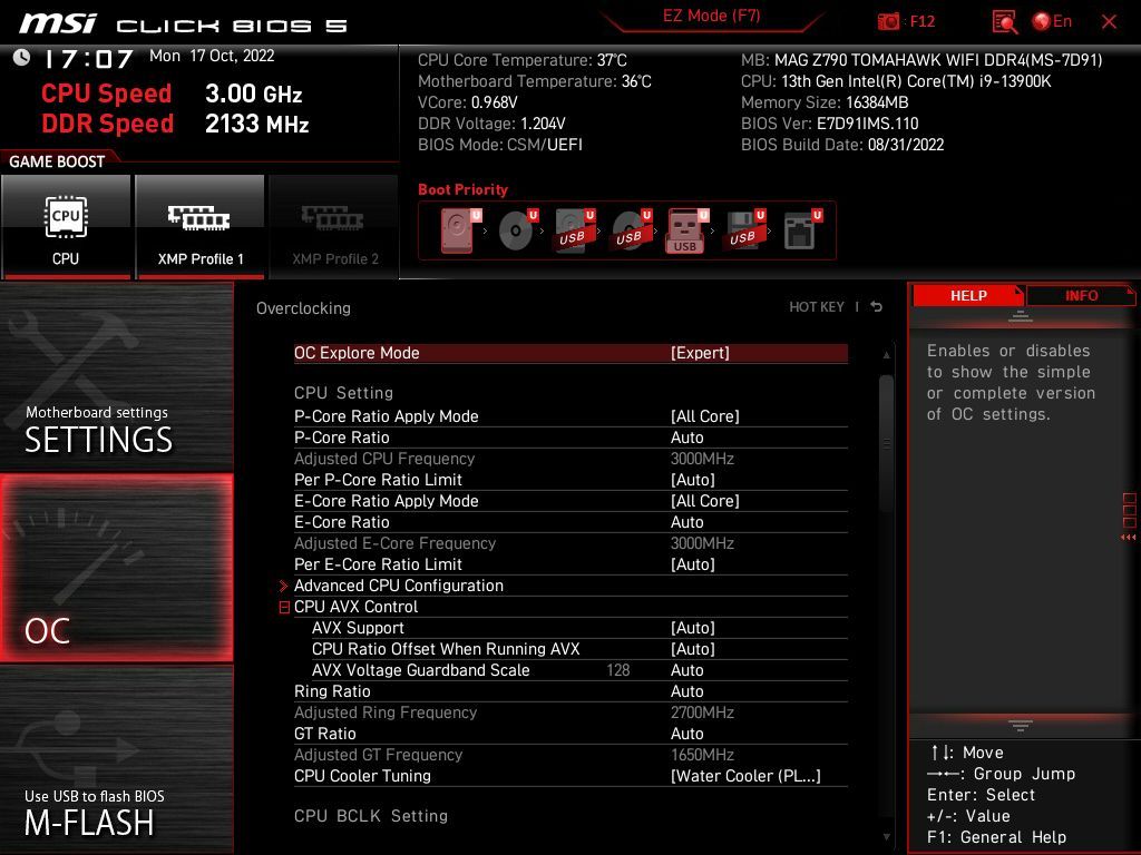 MSI MAG Z790 Tomahawk WIFI