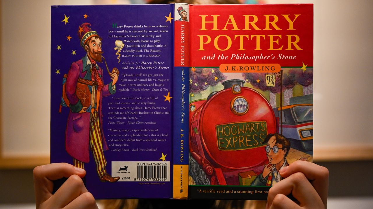 An original copy of Harry Potter and the Philosopher&#039;s Stone 