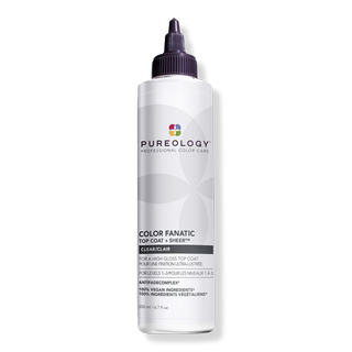 Color Fanatic Top Coat Clear Hair Gloss on white background