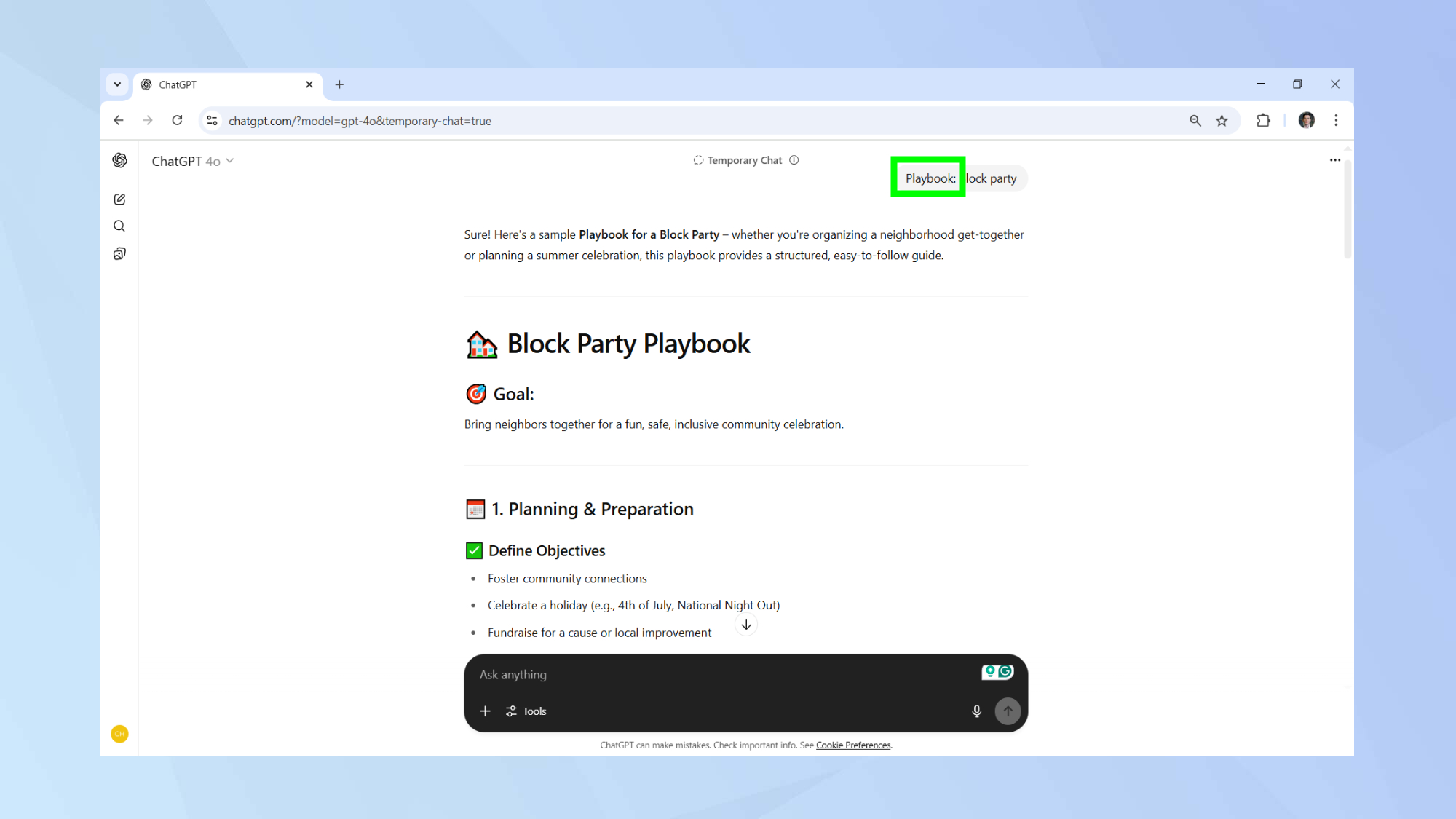 ChatGPT Playbook