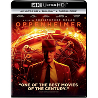 Oppenheimer on 4K Ultra HD + Blu-ray + Digital: $49.98$29.96 at Amazon