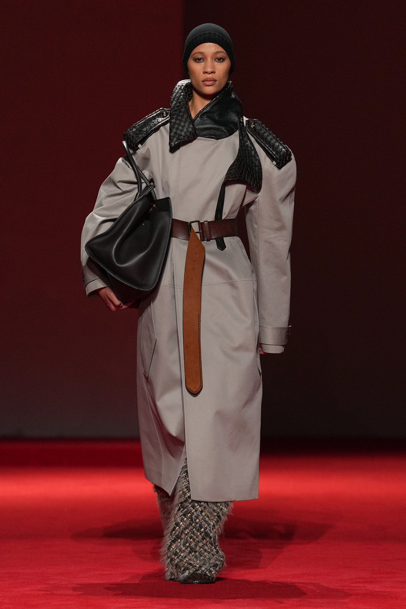 models on the Bottega Veneta Fall 2026 fashion show