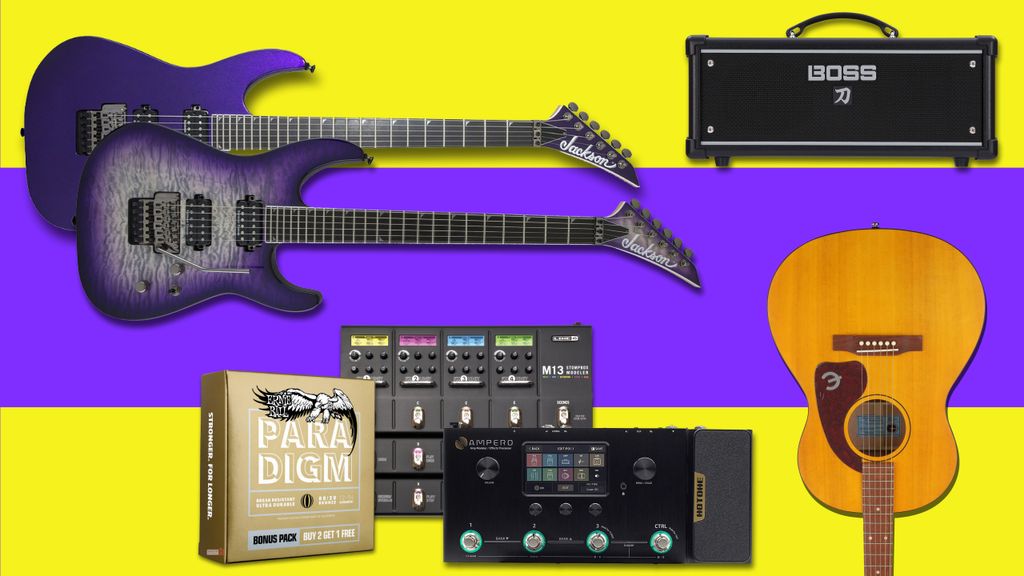 Save up to 300 off a new Jackson, plus big discounts on Epiphone