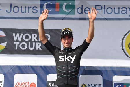 Elia Viviani after the Bretagne Classic in Plouay