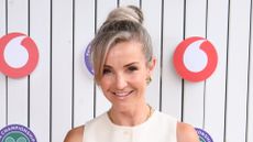 Helen Skelton in Vodafone's Suite at Wimbledon in 2024