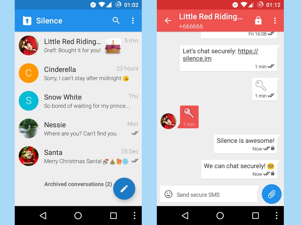 Best encrypted messaging apps: Silence