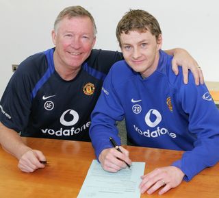 Sir Alex Ferguson and Ole Gunnar Solskjaer