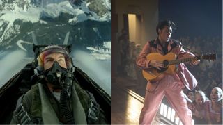 Tom Cruise in Top Gun: Maverick and Austin Butler in Elvis