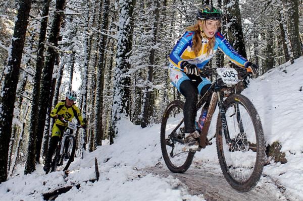 Sarah Sturm at Collegiate Mountain Bike Nationals in Angel Fire, New Mexico
