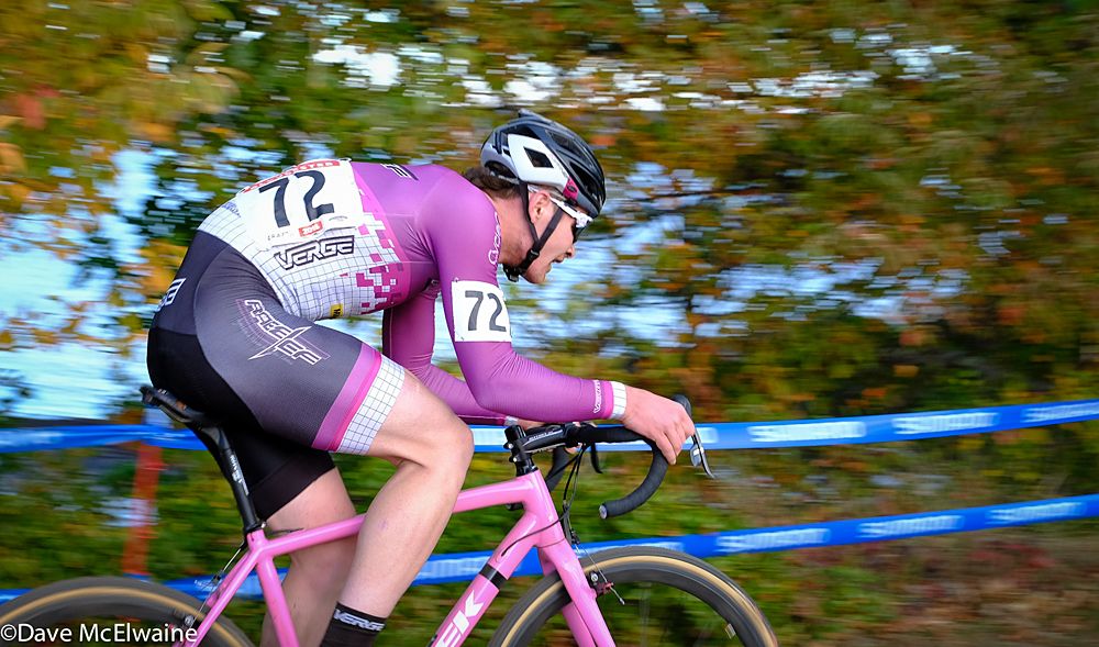 Peter Goguen (Race CF) riding in the top ten
