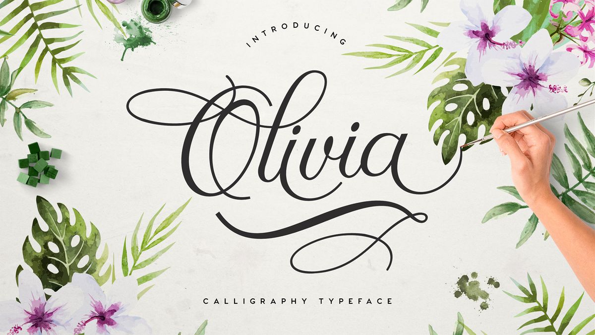 free calligraphy font with swashes
