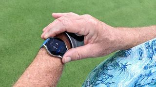GolfPad on the Galaxy Watch 4