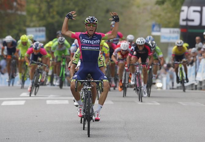 Valerio Conti (Lampre-Merida) wins GP Beghelli sprint