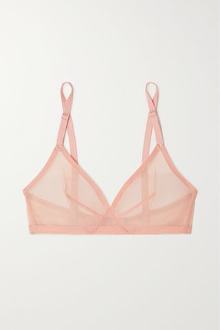 Bel Stretch-Tulle Soft-Cup Triangle Bra