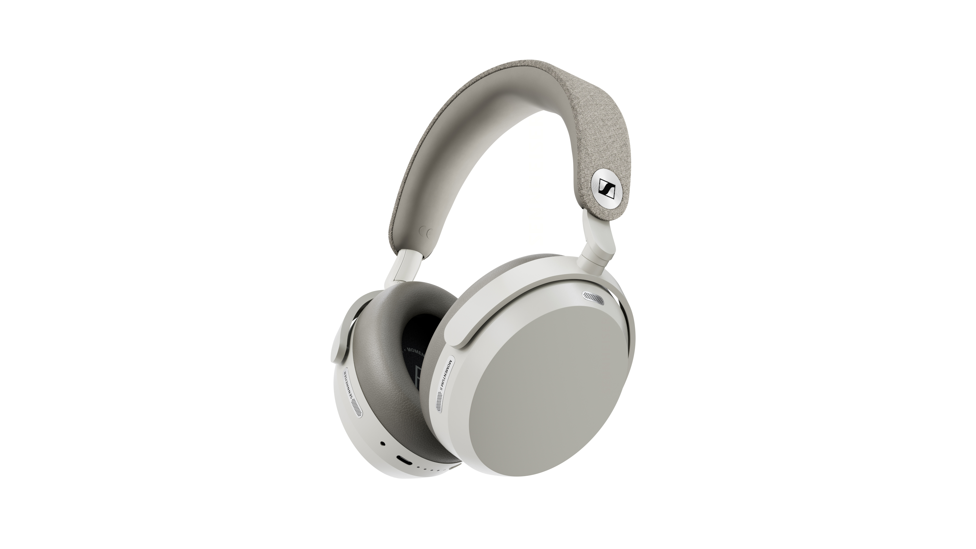 Sennheiser Momentum 5 headphones in cream