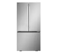 LG 33 in. W. 25 cu. ft. Smart 3-Door French Door Refrigerator