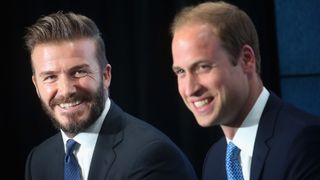Prince William, Duke of Cambridge launches the 'United for Wildlife' Campaign with David Beckham at Google Town Hall on June 9, 2014 in London, England.