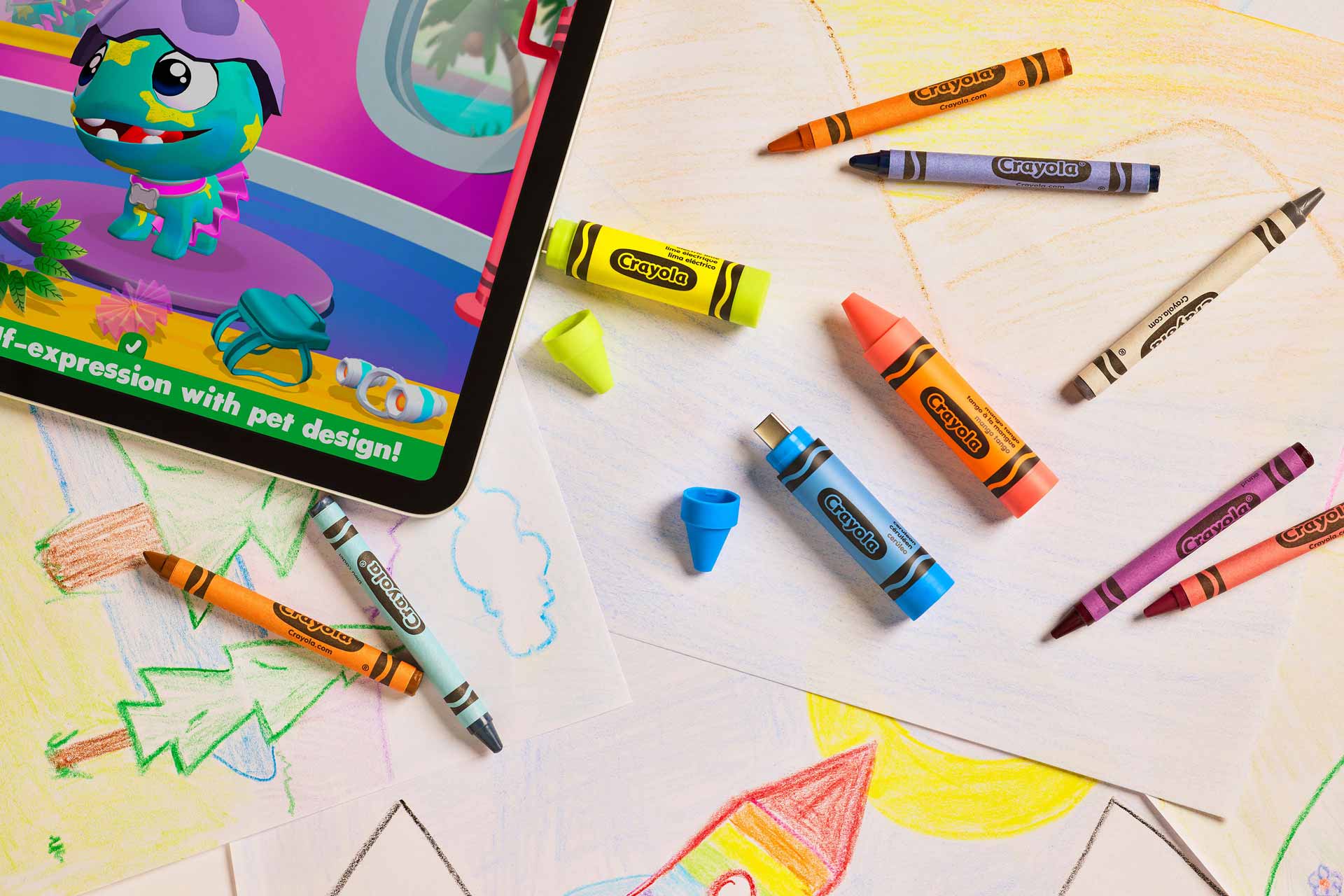 Sandisk x Crayola flash drive