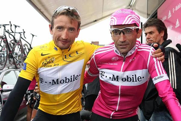 Serguei Gonchar (T-Mobile) with Beppe Guerini