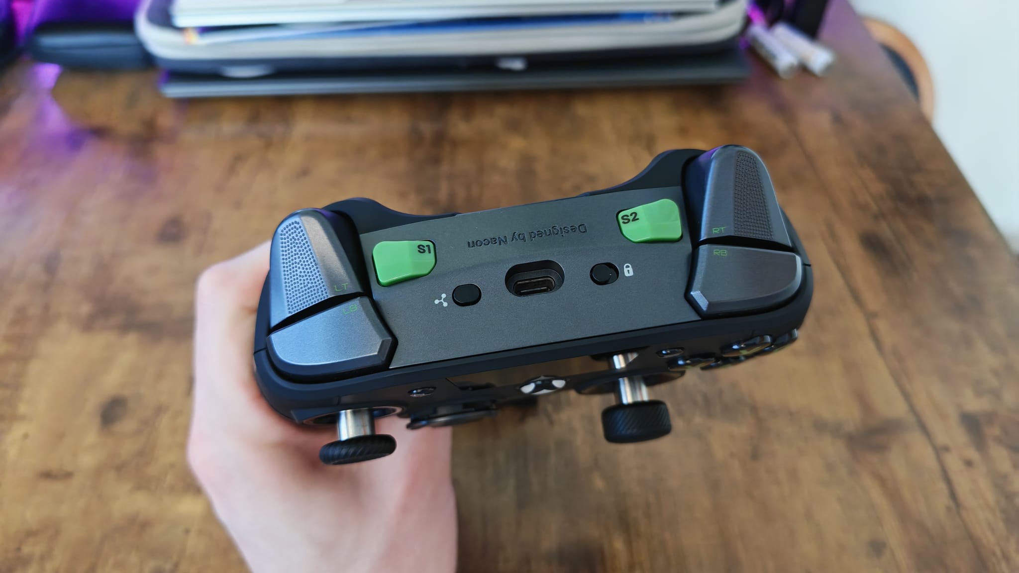 The shoulders, triggers, and bumpers on the Nacon Revolution X Unlimited