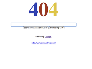 A Google style 404