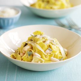 Tagliatelle with Leeks recipe-pasta recipes-recipe ideas-spring food-woman and home