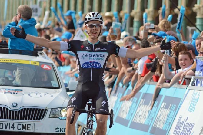 Julien Vermote wins stage seven of the Tour of Britain