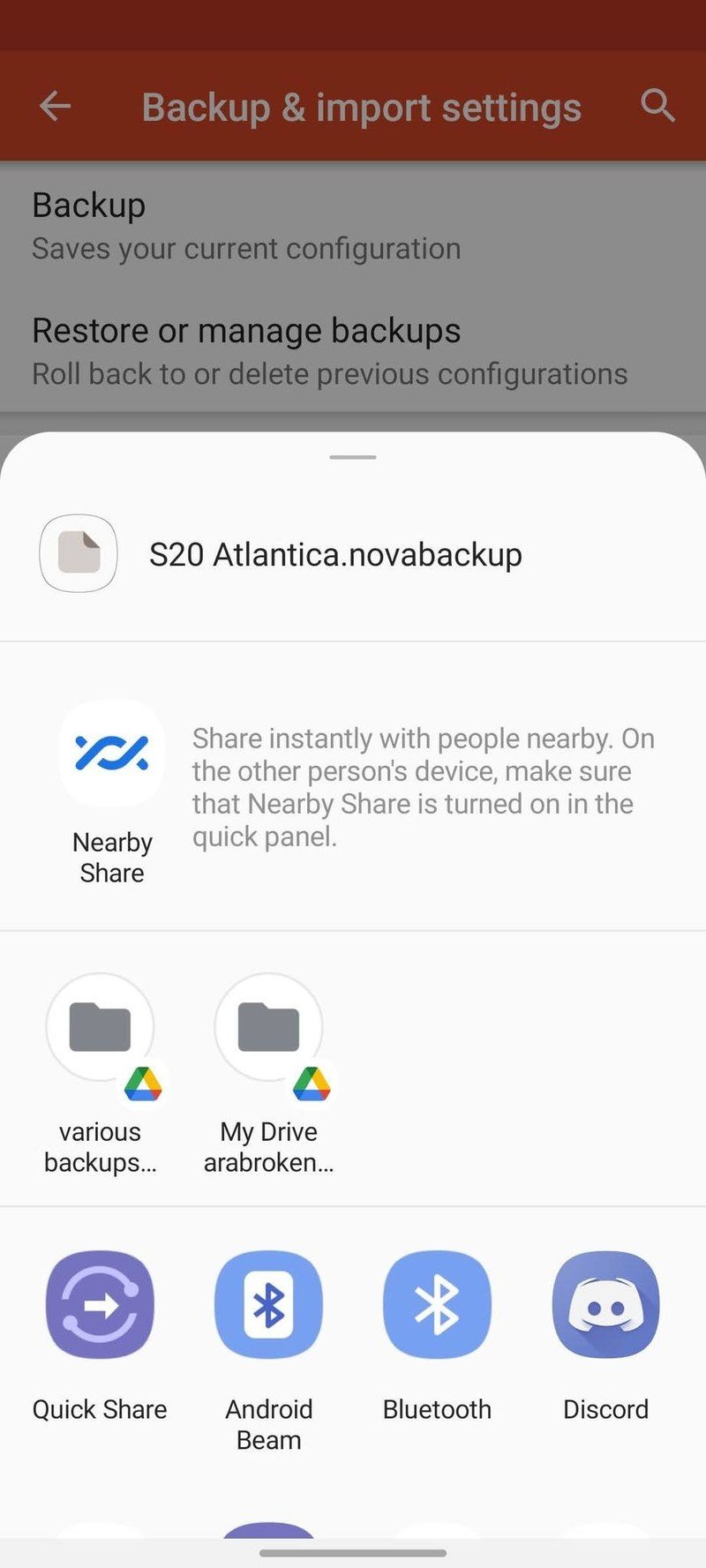 How To Backup Nova Launcher