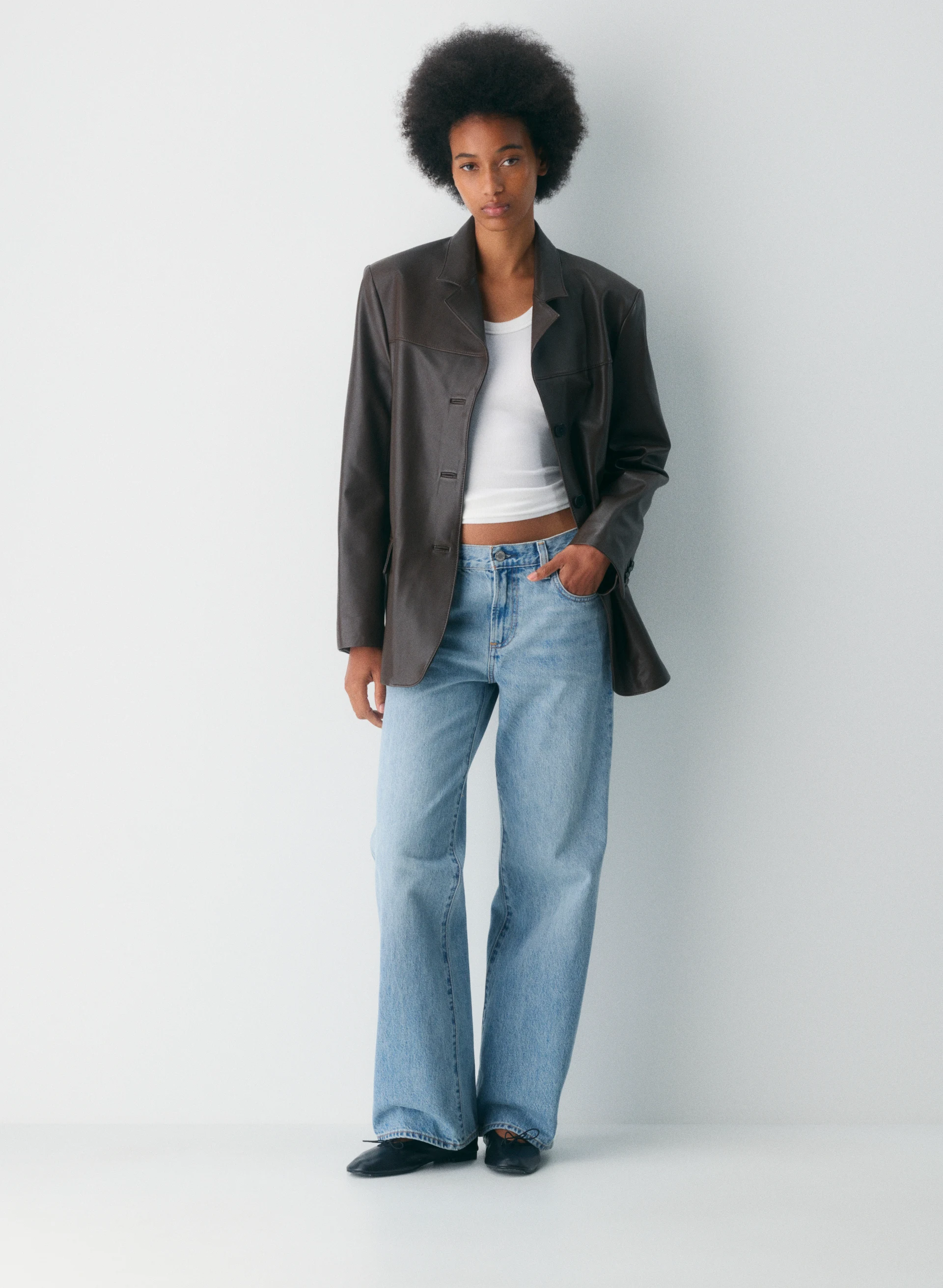 The Farrah Lo-Rise Wide Jean