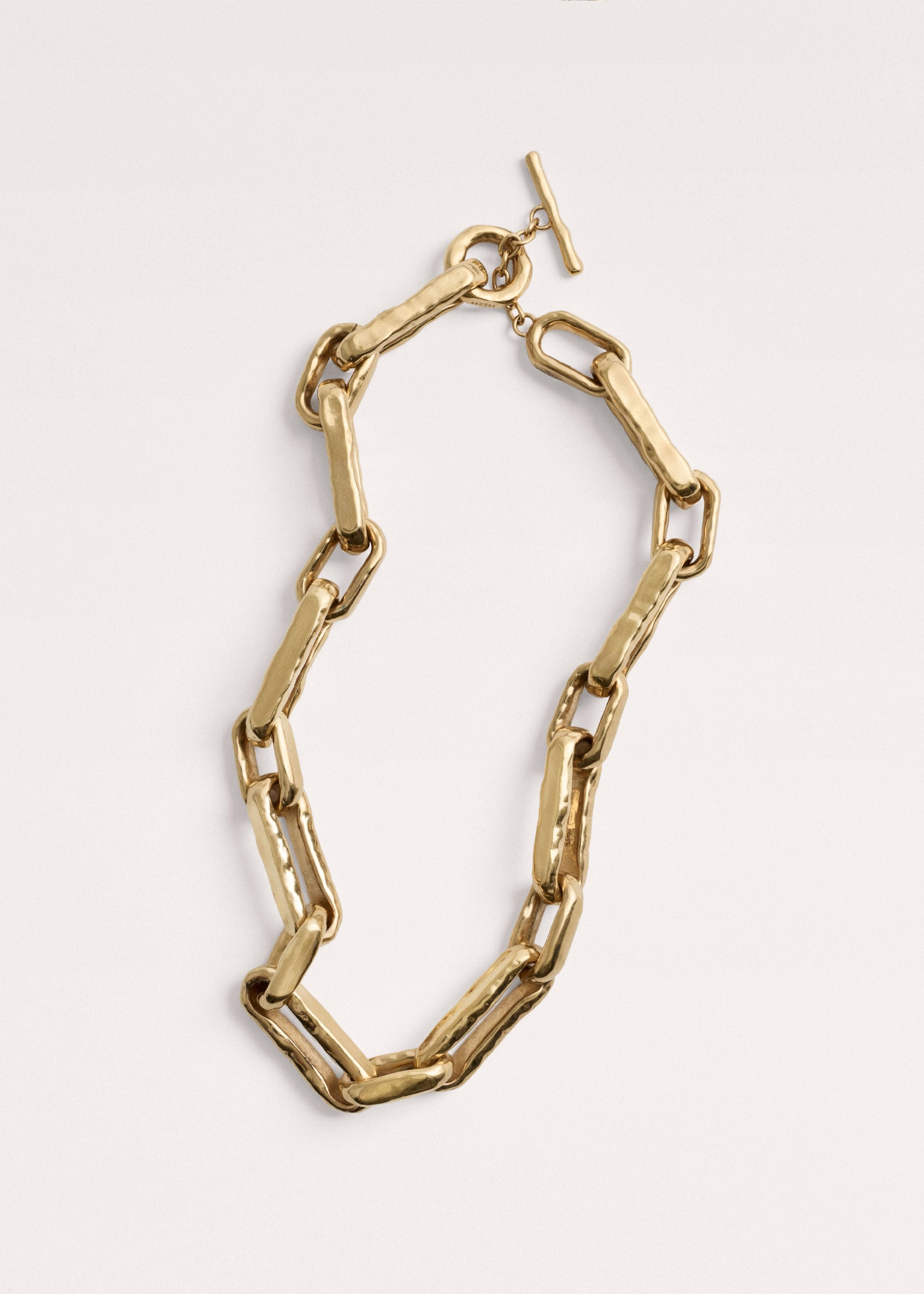 Elongated Link Necklace