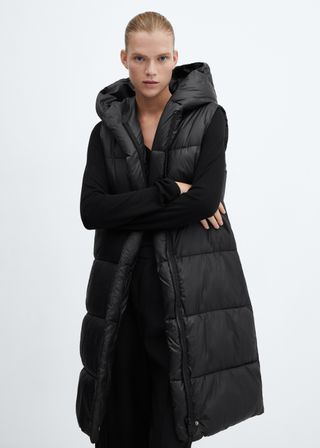 Long Quilted Gilet - Women | Mango Usa