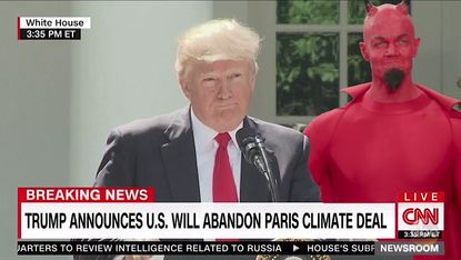 Jimmy Kimmel finds someone who approves of Trump pulling out of Paris