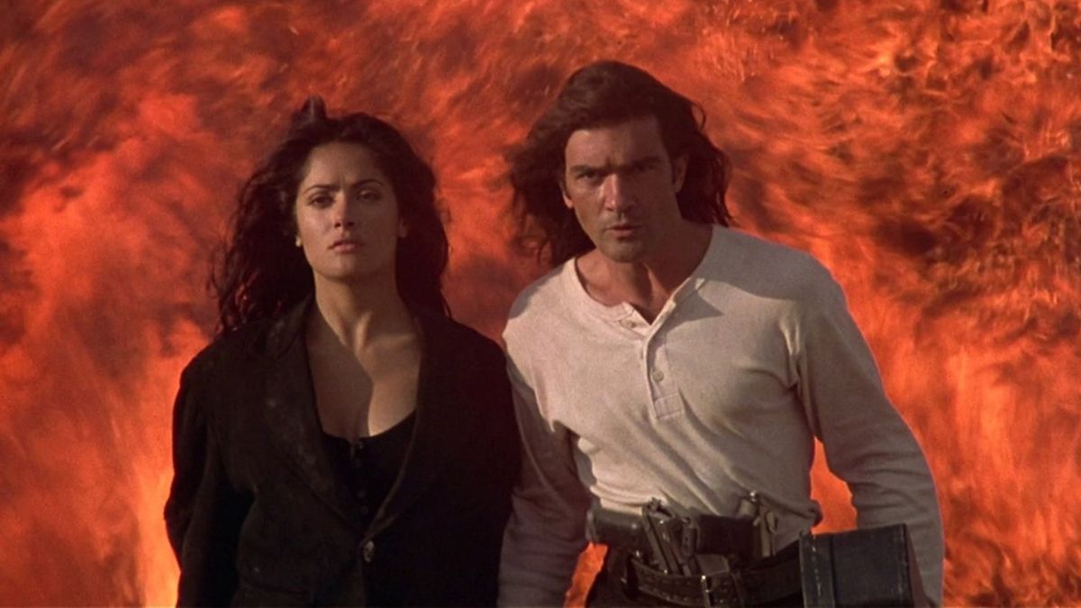 Salma Hayek and Antonio Banderas in Desperado