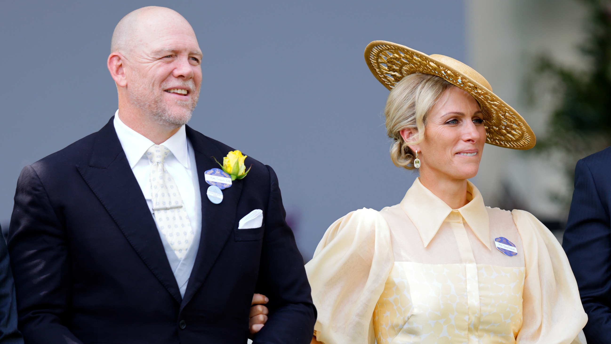 Mike Tindall and Zara Tindall attend day one of Royal Ascot 2024 at Ascot Racecourse on June 18, 2024 in Ascot