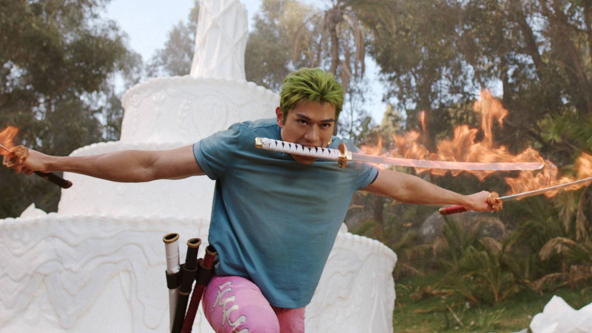 Mackenyu as Zoro in One Piece season 2