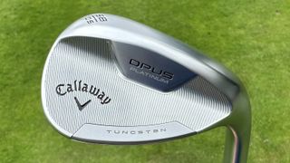 A look at the back of the Callaway Opus Platinum wedge