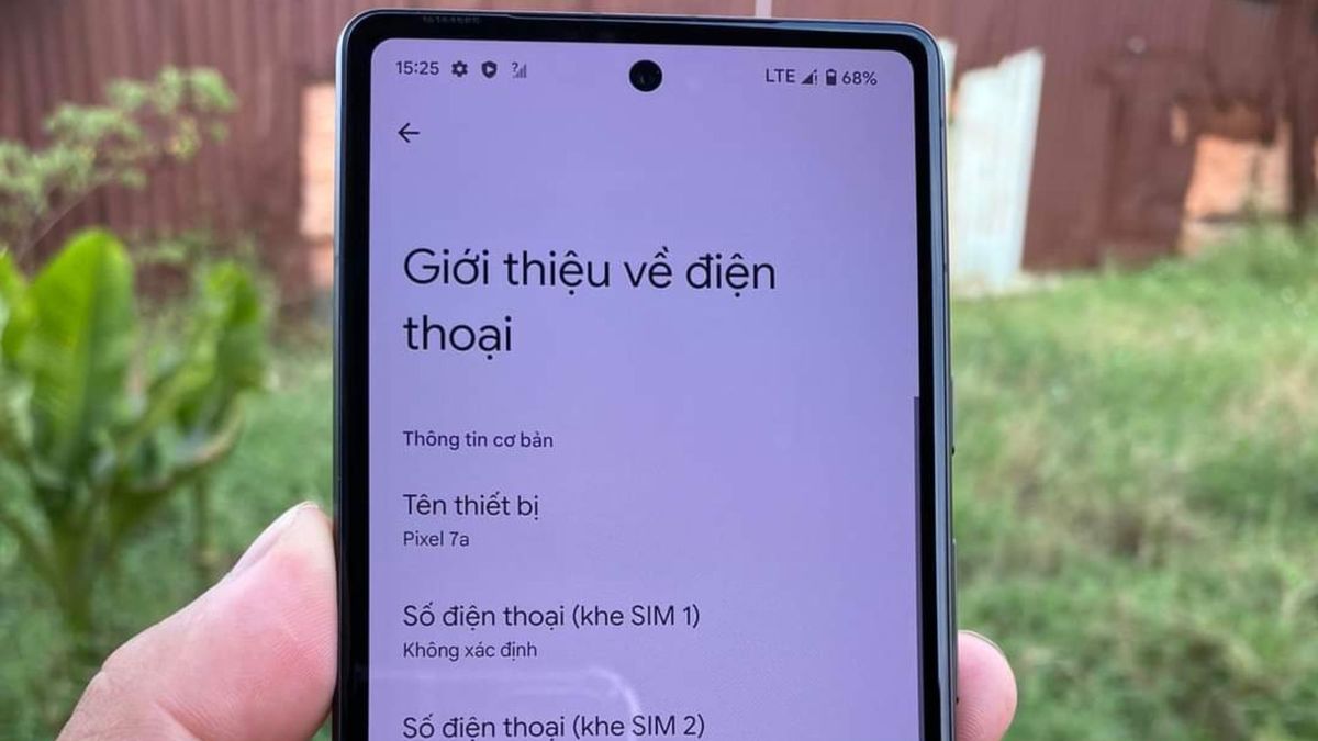 Google Pixel 7a leaked image