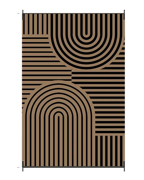 Plastic Straw Outdoor Rug