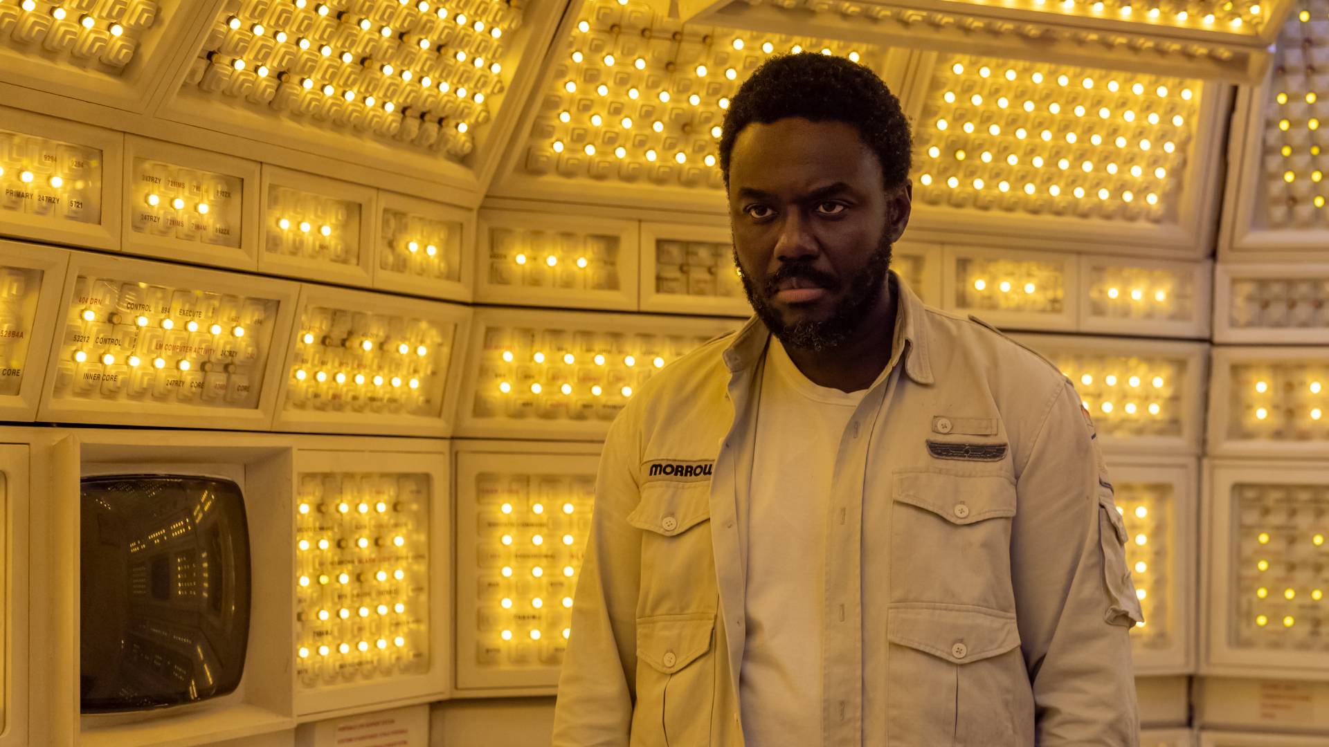Babou Ceesay as Morrow aboard the USCSS Maginot in Alien: Earth