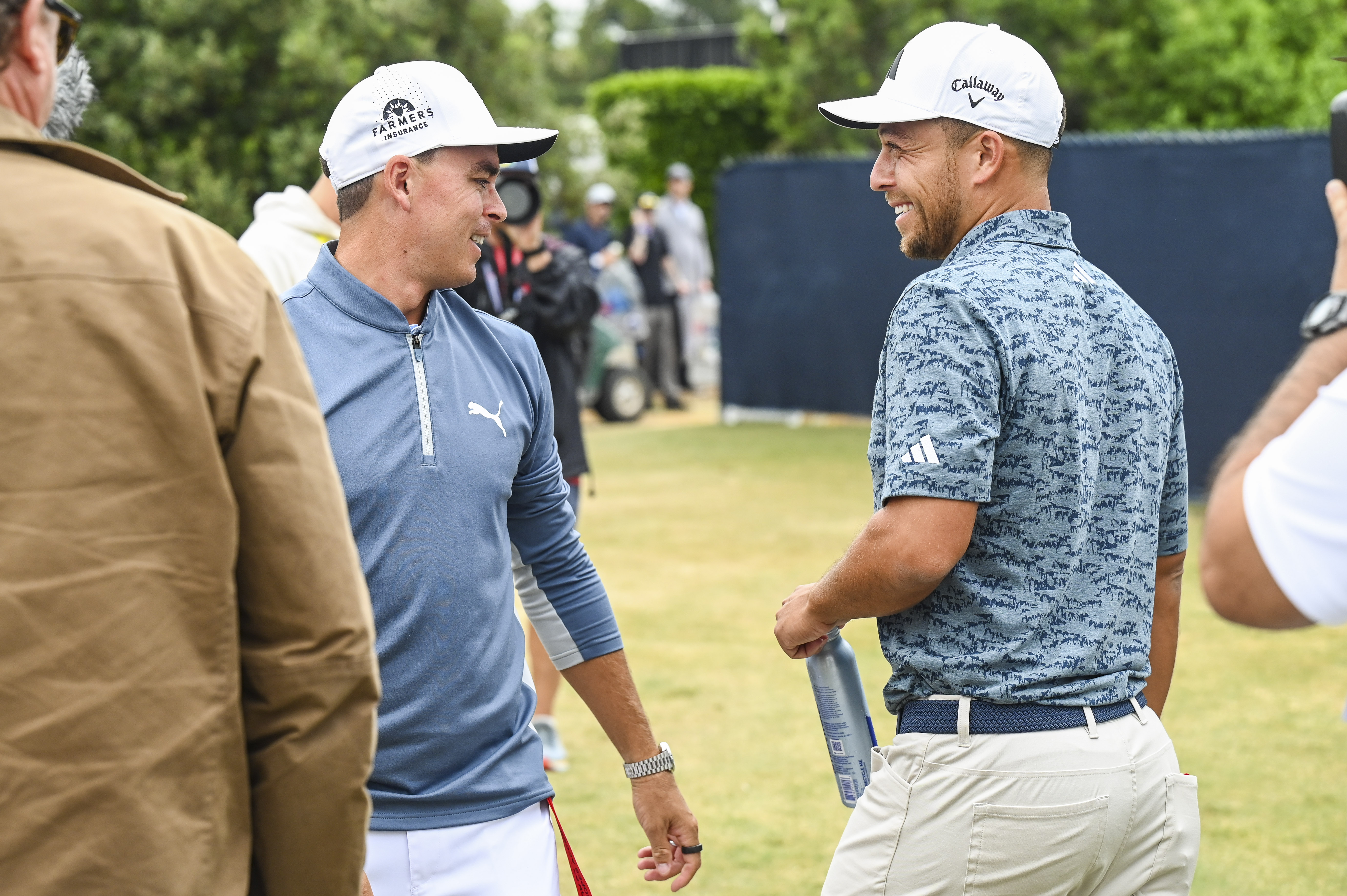 Rickie Fowler and Xander Schauffele at the 2023 us open