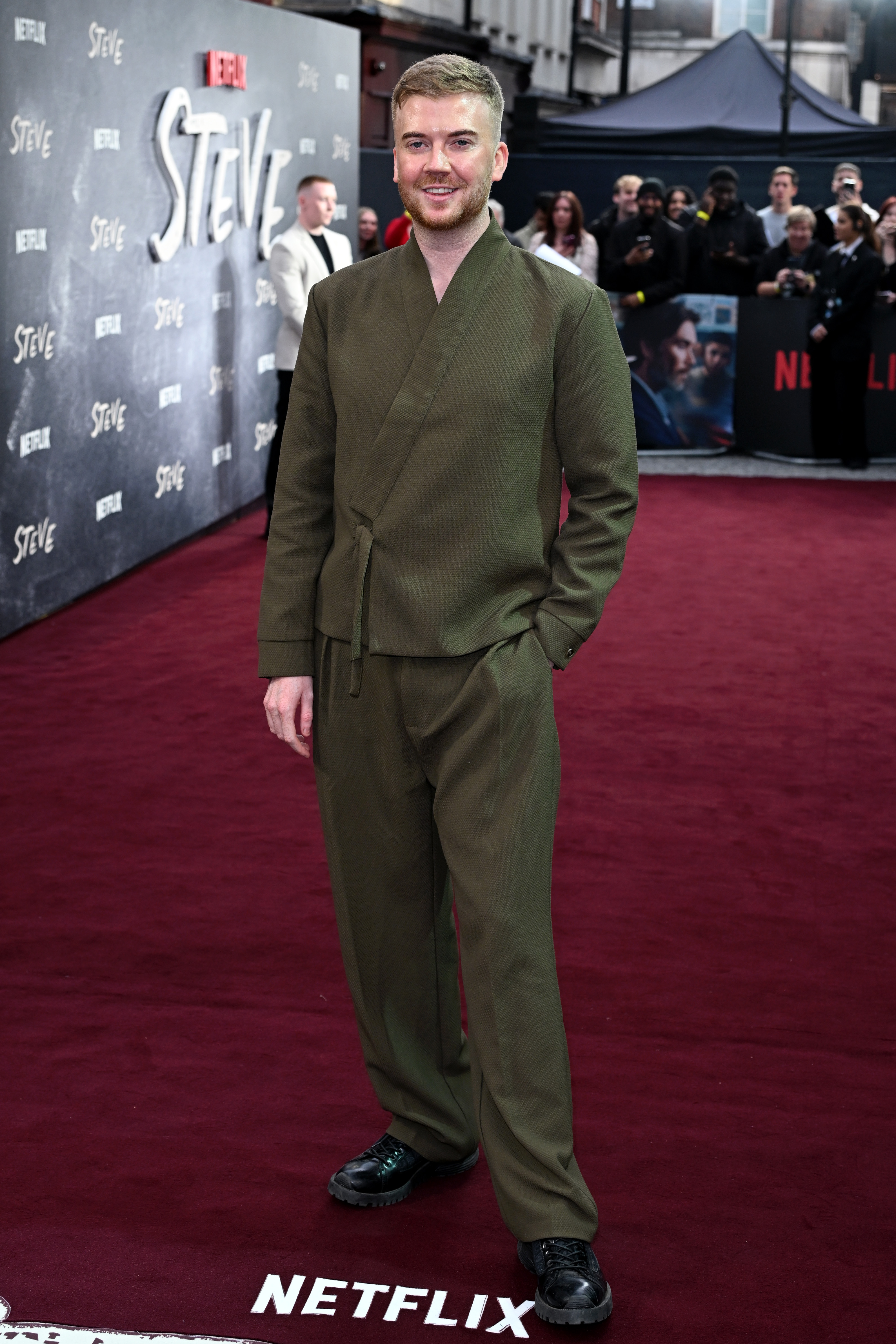 Luke Hamnett attends the "Steve" UK premiere at Curzon Mayfair on September 16, 2025 in London
