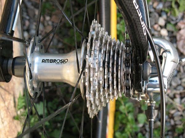 Ambrosio Hub with Shimano 105 sprokets