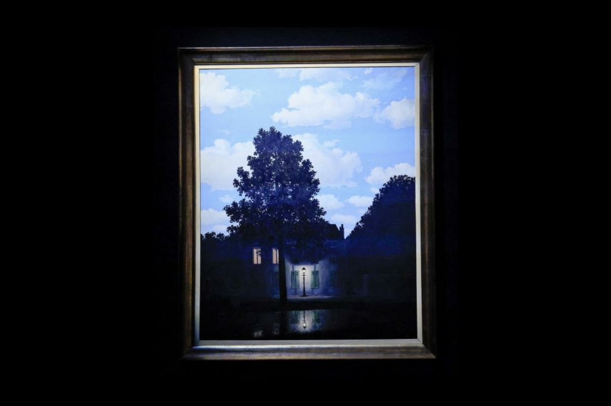 Ren&amp;eacute; Magritte&amp;rsquo;s Empire of Light (1954), whilst it was up for auction at Christie&amp;rsquo;s in New York