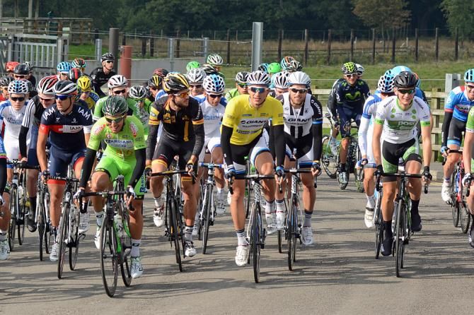 Marcel Kittel leads out from Knowsley Safari Park