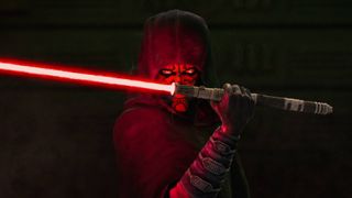 Maul holding his lightsaber in Maul &ndash;&nbsp;Shadow Lord